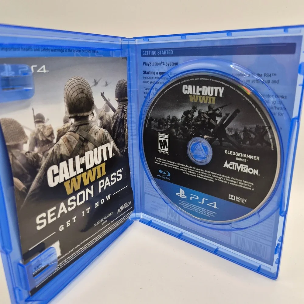 Call of Duty WWII PS4 PlayStation 4 Activision Sledgehammer Games 2017 CIB